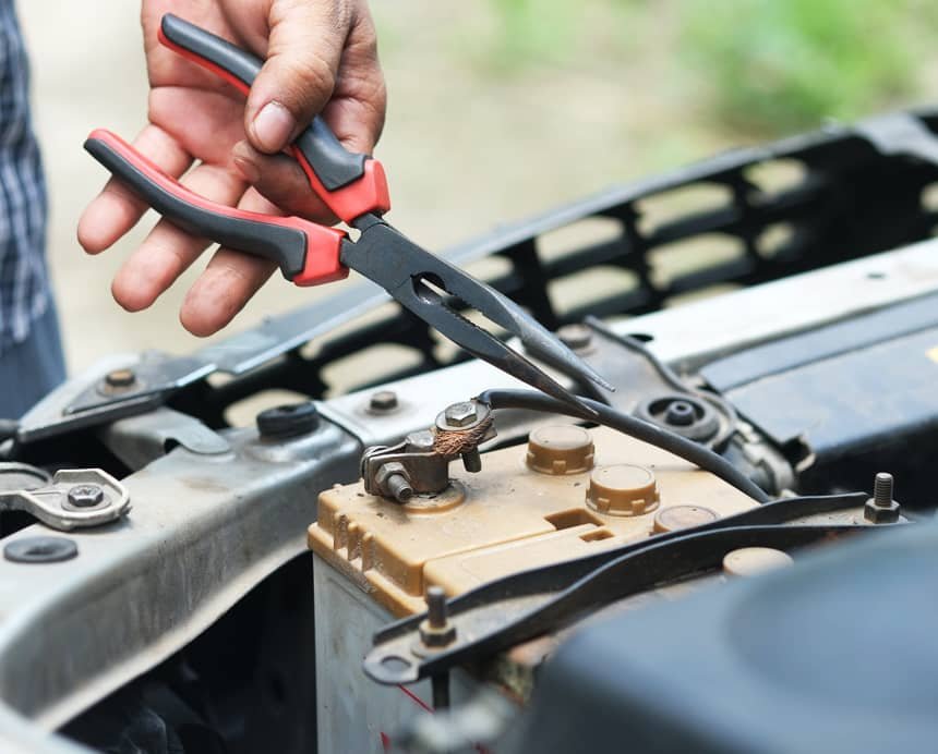 Car Workshop Battery Change Car Workshop Battery Change